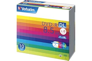 Verbatim バーベイタム 1回記録用 DVD-R DL 8.5GB 10枚 ホワイトプリンタブル 片面2層 2-8倍速 DHR85HP10V1