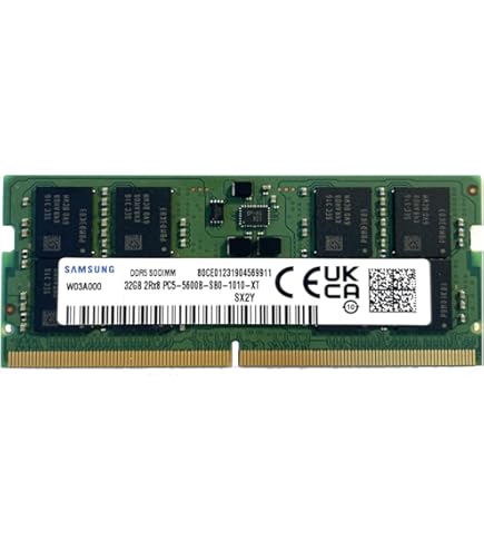 Amazon.co.jp: Samsung 32GB DDR5 5600MHz PC5-44800 CL46 SODIMM 2Rx8