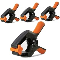 thumbnail image 2 of 6-Pack Heavy Duty Plastic Spring Clamps – 2.25” Jaw Opening – 6” Length 2 of 2