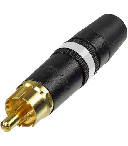 Amazon.co.jp: NEUTRIK (REAN) NYS373 RCAプラグ (黒) : 家電＆カメラ