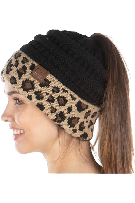 CC Ponytail Messy Bun BeanieTail Soft 