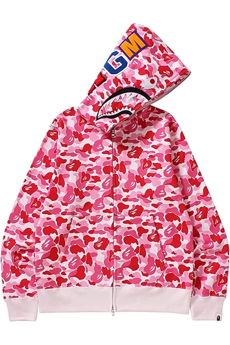 Amazon.co.jp: [GUENZO] シャーク パーカー カモ プリント コットン 