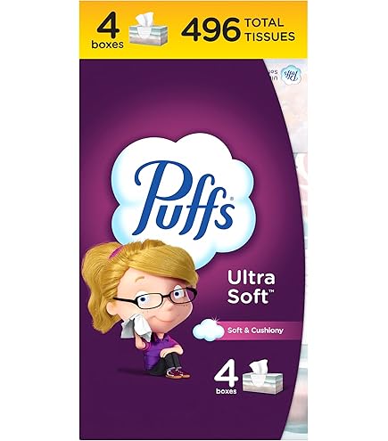 Kleenex Ultra Soft, 3 Flat Boxes, Soft Facial Tissue, 120 Tissues Per Box, 3 -Ply - View #6