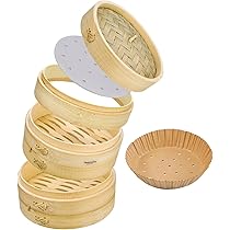 Amazon | 【LDK掲載A+】滴水製作所 竹 セイロ 24cm 本体2個・蓋1個