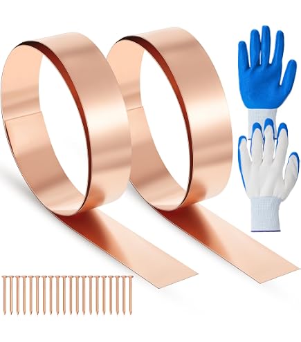 QUARKZMAN Kupferblechrolle 2000x300x0,08mm – 99,9% Rein, Für Dach, Blitzschutz & DIY