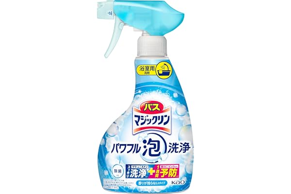バスマジックリン パワフル泡洗浄 香りが残らないタイプ 本体 350ml