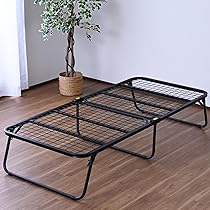 Amazon｜山善(YAMAZEN) ベッド 折りたたみベッド 【完成品】 ベッド