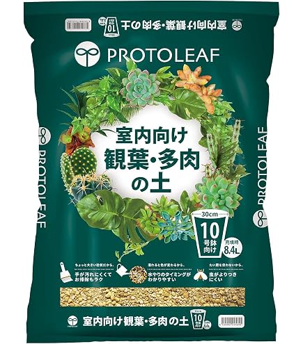Amazon | プロトリーフ室内向け観葉・多肉の土10号鉢用 8.4L | 用土