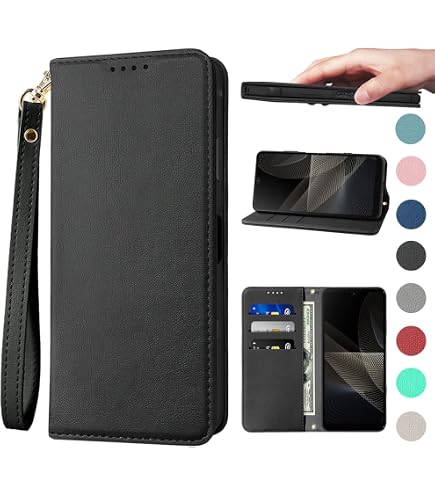 Amazon.co.jp: AQUOS Wish 3 ケース 手帳型 高質レザー SH-53D ケース