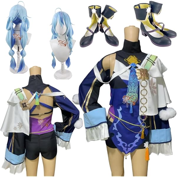 Amazon.co.jp: [ACQ] Z Vtuber 珠乃井ナナ コスプレ衣装 （ウィッグ 靴