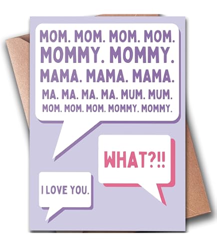 Sleazy Greetings Lustige Muttertagskarte – Witzige Karte Für Mama Von Tochter & Sohn, 12,7x17,8 Cm, Mit Umschlag