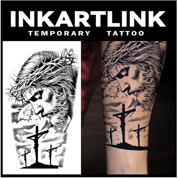 ‪☆ マジックタトゥー エンジェル スカル タトゥーシール 2週間で消える No.170_Big angel / 2週間肌を染める MAG!C TATTOO,マジック