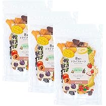 Amazon.co.jp: リフココ 8種類のナチュラル ドライフルーツミックス