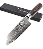 Amazon｜issiki ダマスカス 三徳 包丁 VG10 67層 170mm ステンレス 食