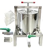 Amazon | CGOLDENWALL 蜂蜜 分離器 蜂蜜圧搾機 10L 手動 304ステンレス