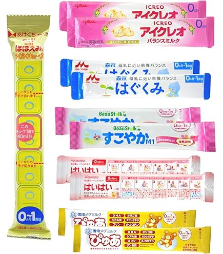 Amazon.co.jp: 【7種類13本】粉ミルク 7大ブランド お試し セット【各