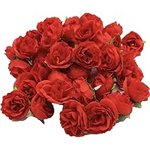 Amazon.co.jp: 【19blue】 バラ 造花 50個 8cm ブーケ ローズ