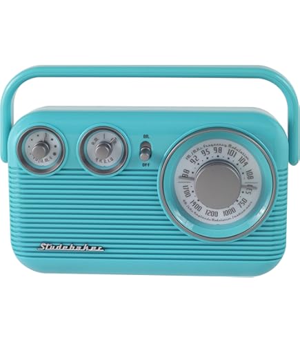 Amazon.co.jp: Radio Teal/Silver プレミアム ホーム ヴィンテージ