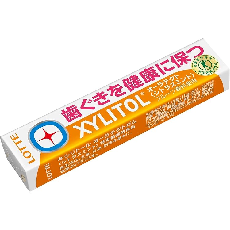 Amazon | ロッテ キシリトール オーラテクトガム シトラスミント