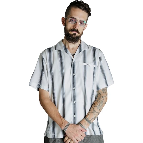 Amazon | [Schott NYC] [ショット] STRIPE SS WORK SHIRT/ストライプ