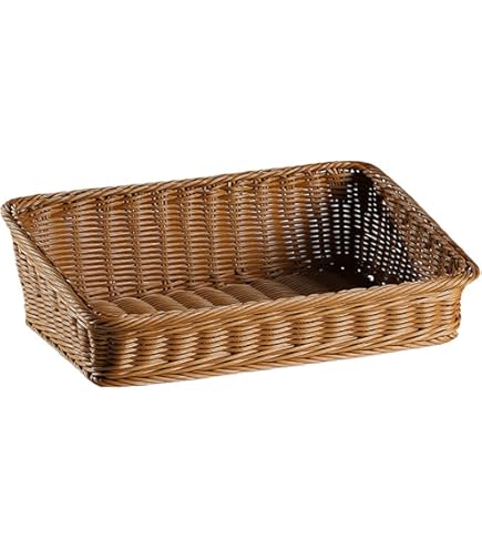 Amazon.co.jp: 藤編みトレー かご バスケット 小物入れ 天然籐