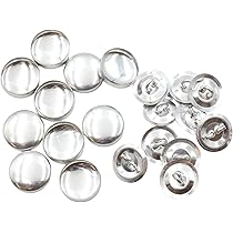 Amazon | くるみボタン つつみボタン 足つきタイプ 手芸用 20組セット