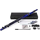 NUVO ヌーボ プラスチック製管楽器 フルート C調 Student Flute 2.0 スチューデントフルート Blue/Black N235SFBB [専用セミハードケース付き] 【国内正規品】