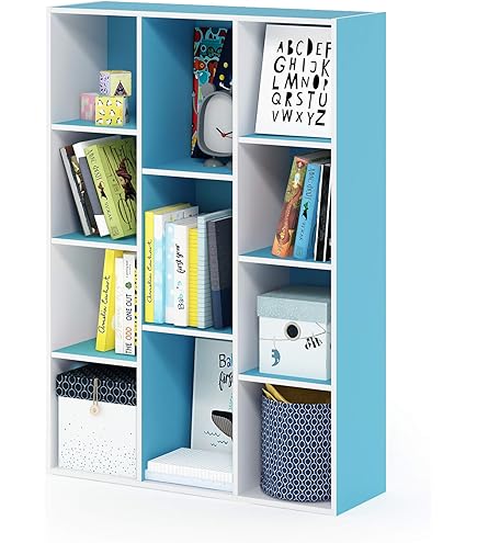 Amazon.co.jp: フリノ(Furinno) 本棚 カラーボックス Luderシリーズ 5