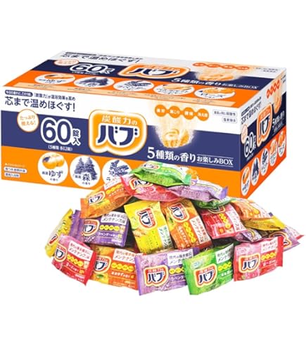 【新品未使用｜未開封】バブ 炭酸力 9種の香り 72錠 4箱セット rrr-j_cs4901301351395