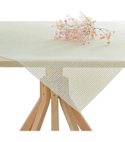 Tablecloth Table Top Protector Pads SKYSHALO 80x42 Inch Heavy Duty