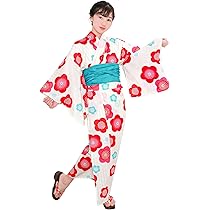 ジュニア変織H生成り浴衣セット　130cm ひまわり柄 Amazon | [KYOETSU] [キョウエツ] 浴衣セット ジュニア レトロ