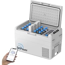 Amazon.co.jp: Setpower RF25 車載冷蔵庫 25L【内蔵ハード保冷剤 50