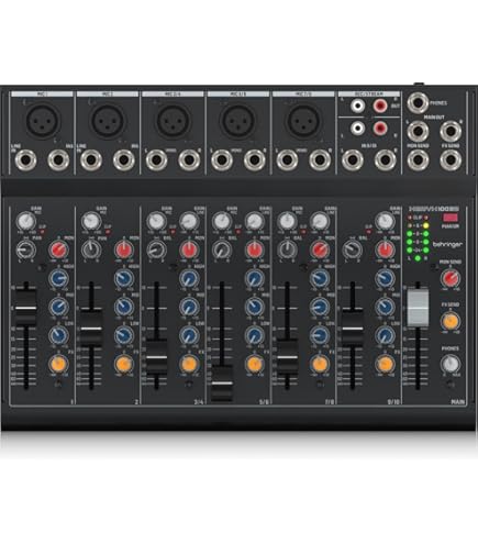 Amazon | Behringer アナログミキサー 10チャンネル XENYX 1002
