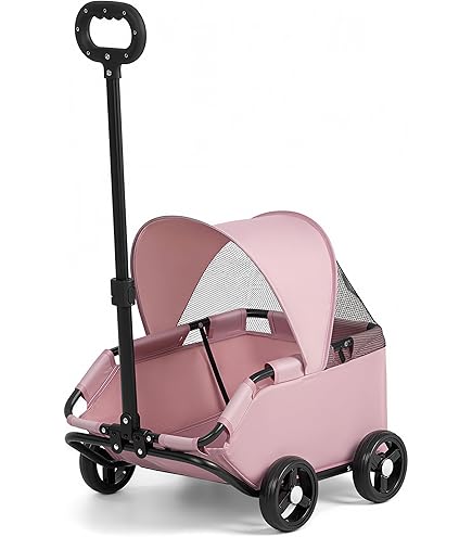 Amazon | NYHGOXM ペット用ベビーカー 折りたたみ式 犬用ベビーカー
