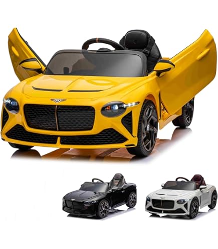 Amazon.co.jp: 電動乗用カー ZPV 黄 : おもちゃ