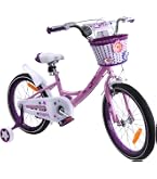 Cyfie 幼児用自転車 ピンク 星柄 バスケット付き Amazon.co.jp: CYFIE 子供用自転車 18インチ 女の子 自転車 子供 幼児