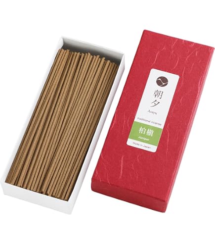 Amazon.co.jp: Asayu Japanese Low Smoke Incense Wagiku (40gr), Made