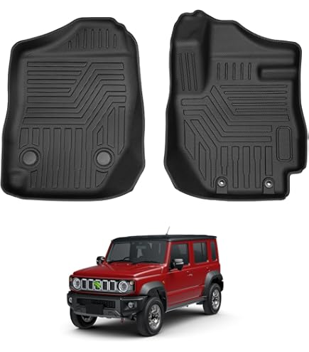 ジムニー（JB64）純正フロアマット AT用 Amazon | スズキ 純正 ジムニー JB64W フロアマット トレー AT車用 縞