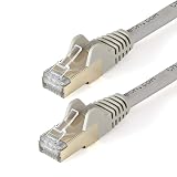 StarTech.com Cat6a LANケーブル 1.5m グレー ツメ折れ防止RJ45コネクタ 10ギガビット対応カテゴリー6aケーブル 6ASPAT150CMGR