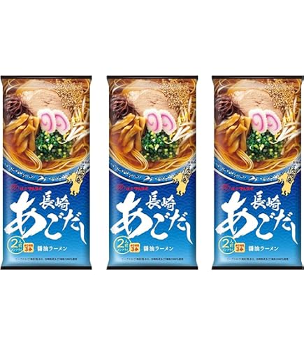 Amazon.co.jp: マルタイ 長崎あごだし入り醤油ラーメン 178g×15食