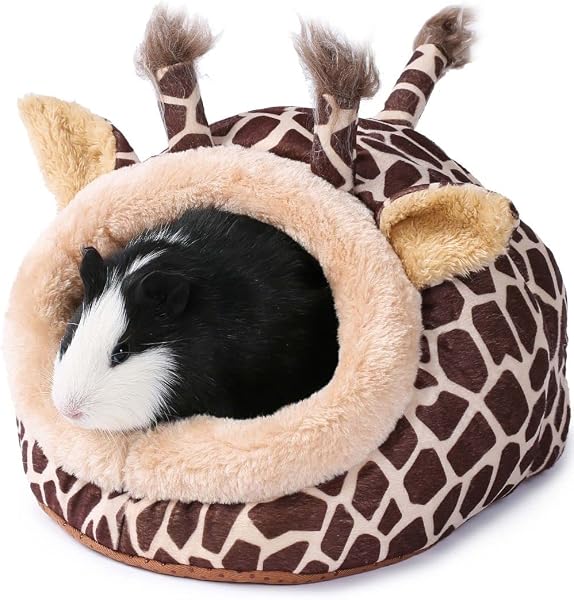 JanYoo Warmer Hedgehog Supplies Toys House Cage Accessories Bed Sleeping Bag(L,Giraffe) - 1