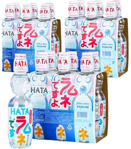 Amazon.co.jp: 60本セット ボトルラムネ ハタ鉱泉 PET (ビー玉入
