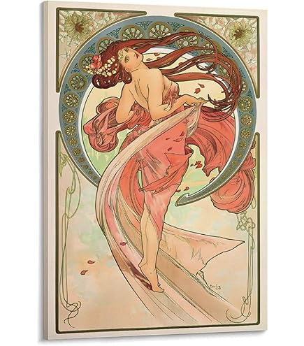 アルフォンス・ミュシャ、〈フォックスランド・ジャマイカ・ラム酒〉のポスター Amazon.co.jp: Fox Land ジャマイカ ラム - アルフォンス