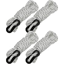 Amazon | ヴァストランド VASTLAND 自在ロープ 直径4mm 長さ2.5m 4本