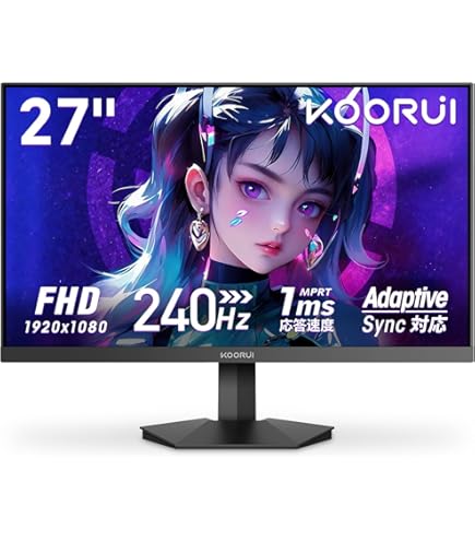 Amazon.co.jp: VG278QR-R 27型 フルHDゲーミングディスプレイ ピボット 