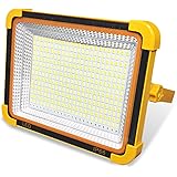 winova LED投光器 360W 充電式 360LED 大容量電池搭載 ポータブル投光器 LED作業灯 集魚灯 テントライト 昼白色 赤&青警告灯付き IP65防水 防災対策 夜間作業 夜釣り 軽量