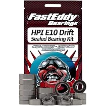 FastEddy Ceramic Bearings Kit For HPI E10 Drift - Rubber Sealed, Steel Races, 12x18x4mm (14 Pcs) - View #2