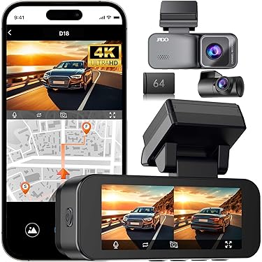 ✨人気✨ ドライブレコーダー 前後カメラ 4K Wi-Fi接続 駐車監視 GPS Amazon.co.jp: 【4K UHD Wi-Fi接続】 ドライブレコーダー 前後