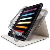 エレコム iPad mini6 第6世代 (2021年) ケース オートスリープ/ウェイク 360度回転 フリーアングル スタンド Apple Pencil収納 ネイビー TB-A21SSA360NV