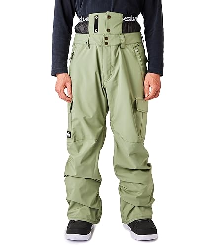 クイックシルバー スノボウェアスノーパンツズボンBYJ0(デニム)